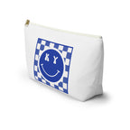 College Commitment Fun Accessory Pouch w T-bottom Make Up Bag, Toiletry Tote, Pencil Case, Travel Organizer, Cosmetic Bag