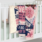 Class of 2027 Sherpa Fleece Blanket — Senior Year Celebration Throw