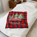 Personalized Family Buffalo Plaid Blanket
