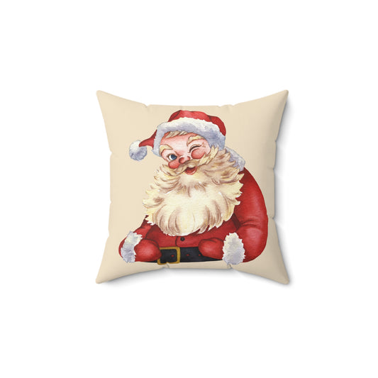 Jolly Santa Square Pillow