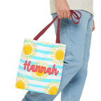 Adorable Camp Tote Bag - Kids, Teen, Personalized Bag, Cute Gift, Customizable Bag, Summer Tote, Overnight Bag