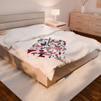 High School Football Team Spirit Blanket, Football Spirit Blanket, Game Day Blanket, Cozy Sports Blanket, Personalized Blanket