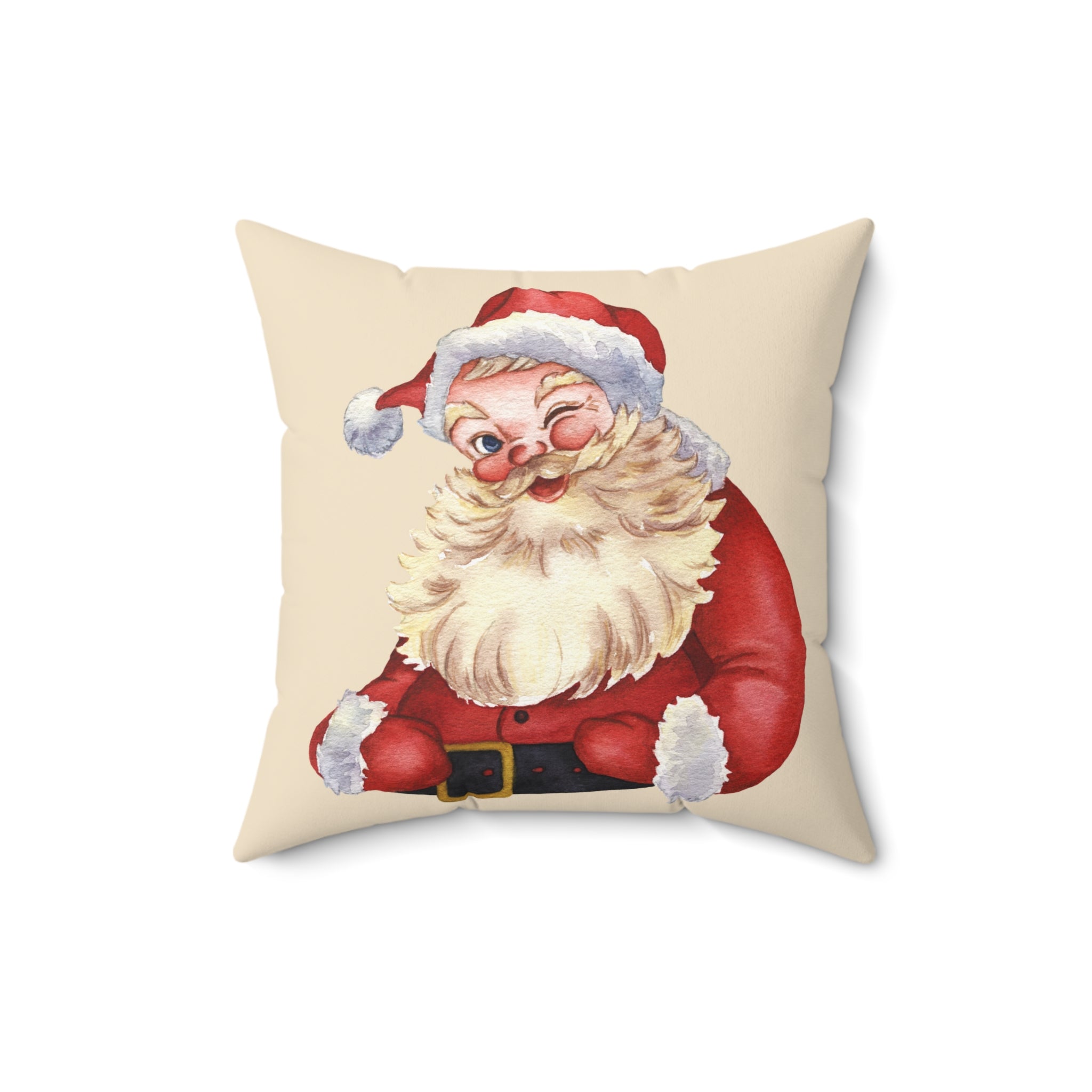 Jolly Santa Square Pillow