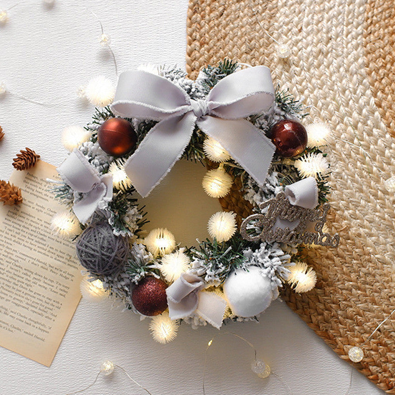 Festive Christmas Garland with Lights