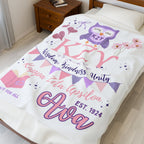 Personalized Sorority Bid Day Blanket