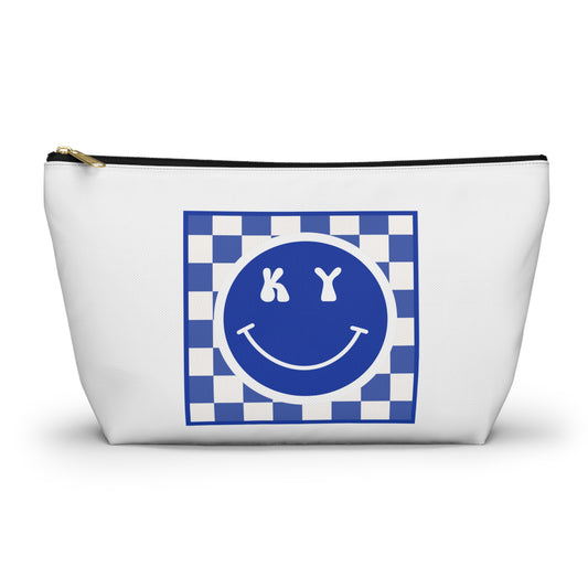 College Commitment Fun Accessory Pouch w T-bottom Make Up Bag, Toiletry Tote, Pencil Case, Travel Organizer, Cosmetic Bag