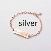 Personalized Child's bracelet - Christening New Baby First Birthday