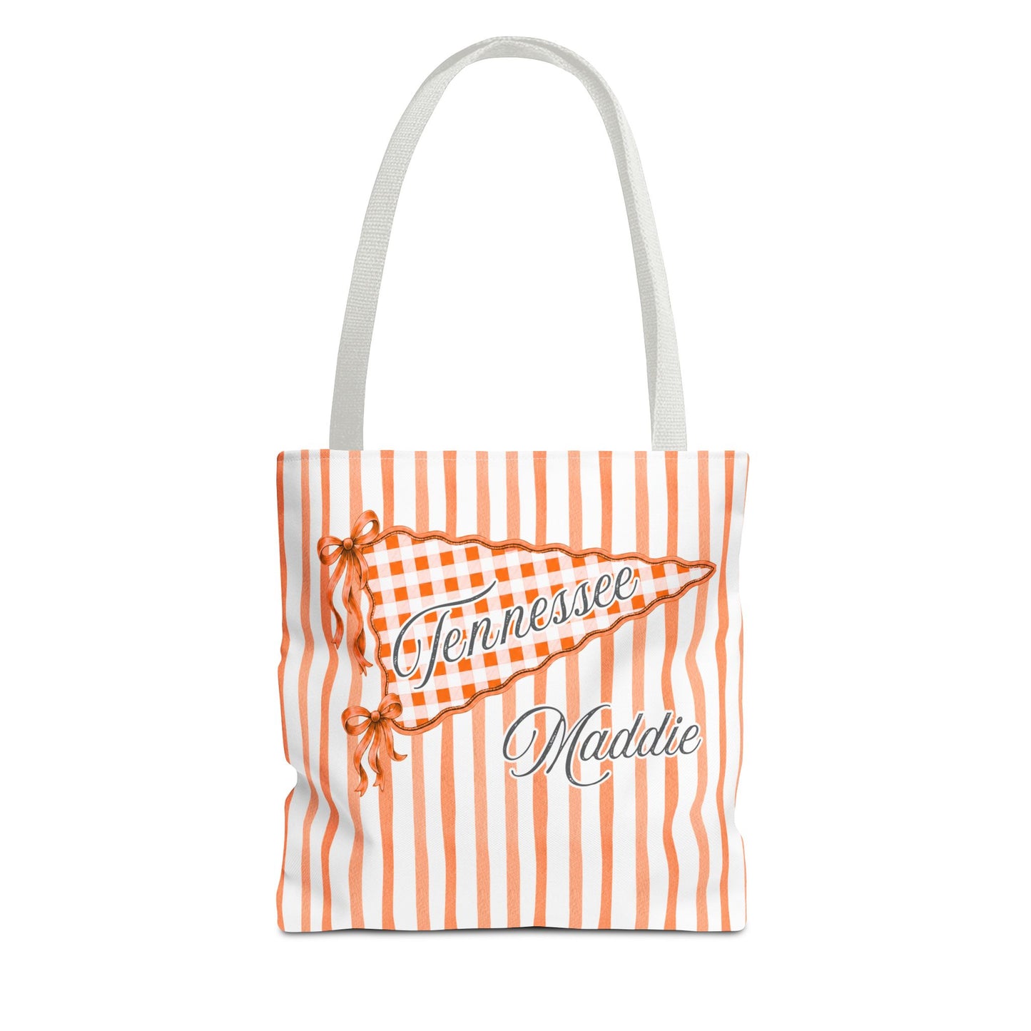 Tennessee College Pride Tote Bag Personalized School Colors | Custom Tote Graduation Commitment Gift