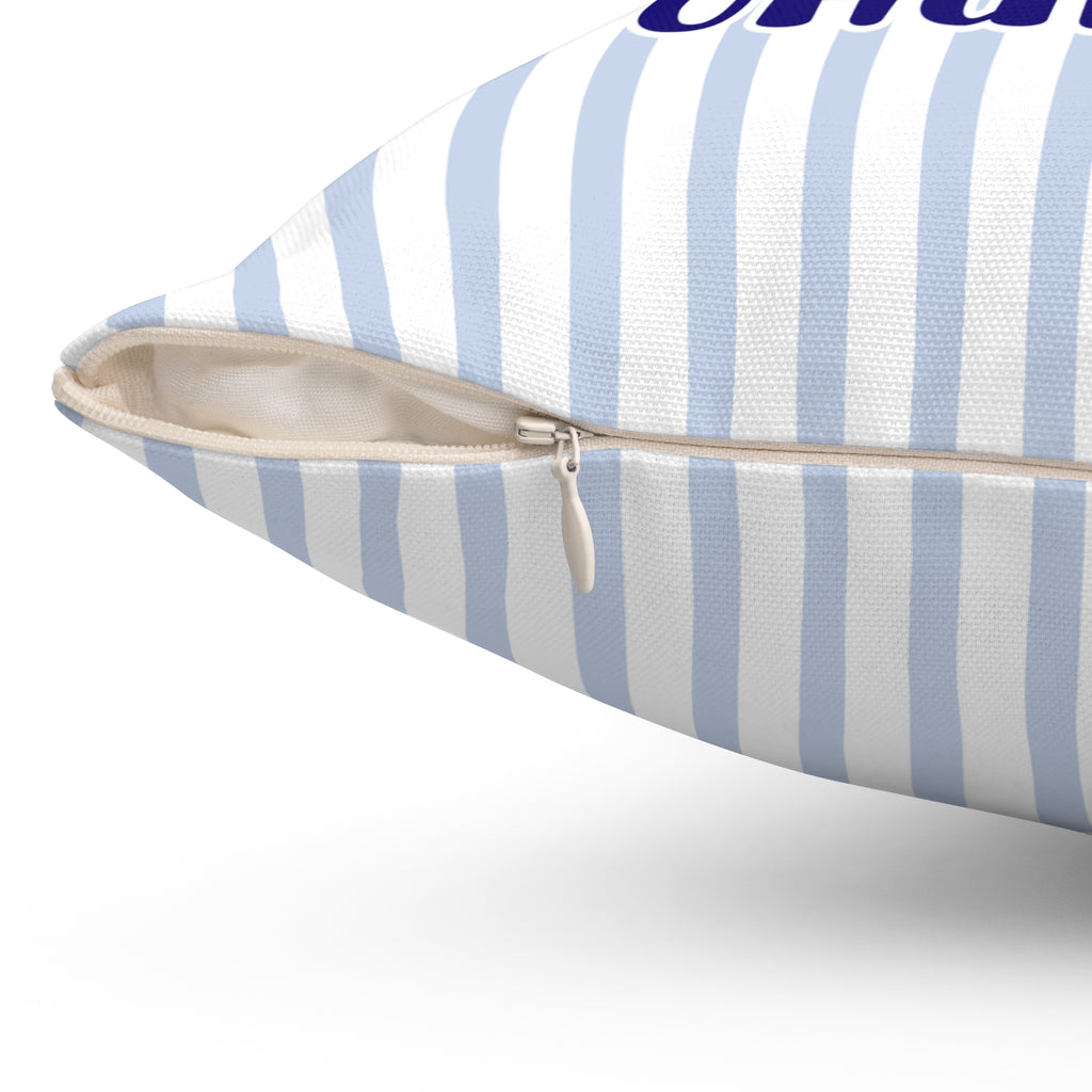 Personalized College Fan Square Pillow