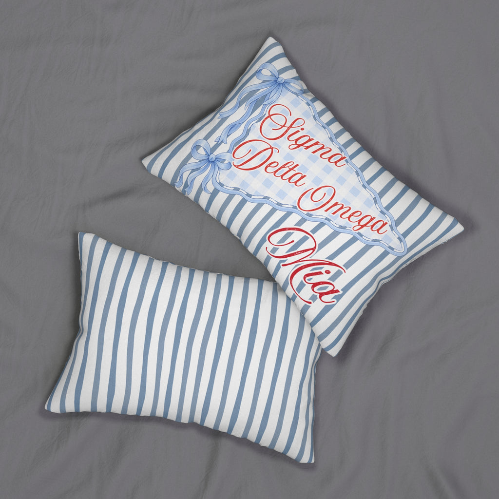 Custom Sorority Name Pillow, Personalized Bid Day Big Little Gift