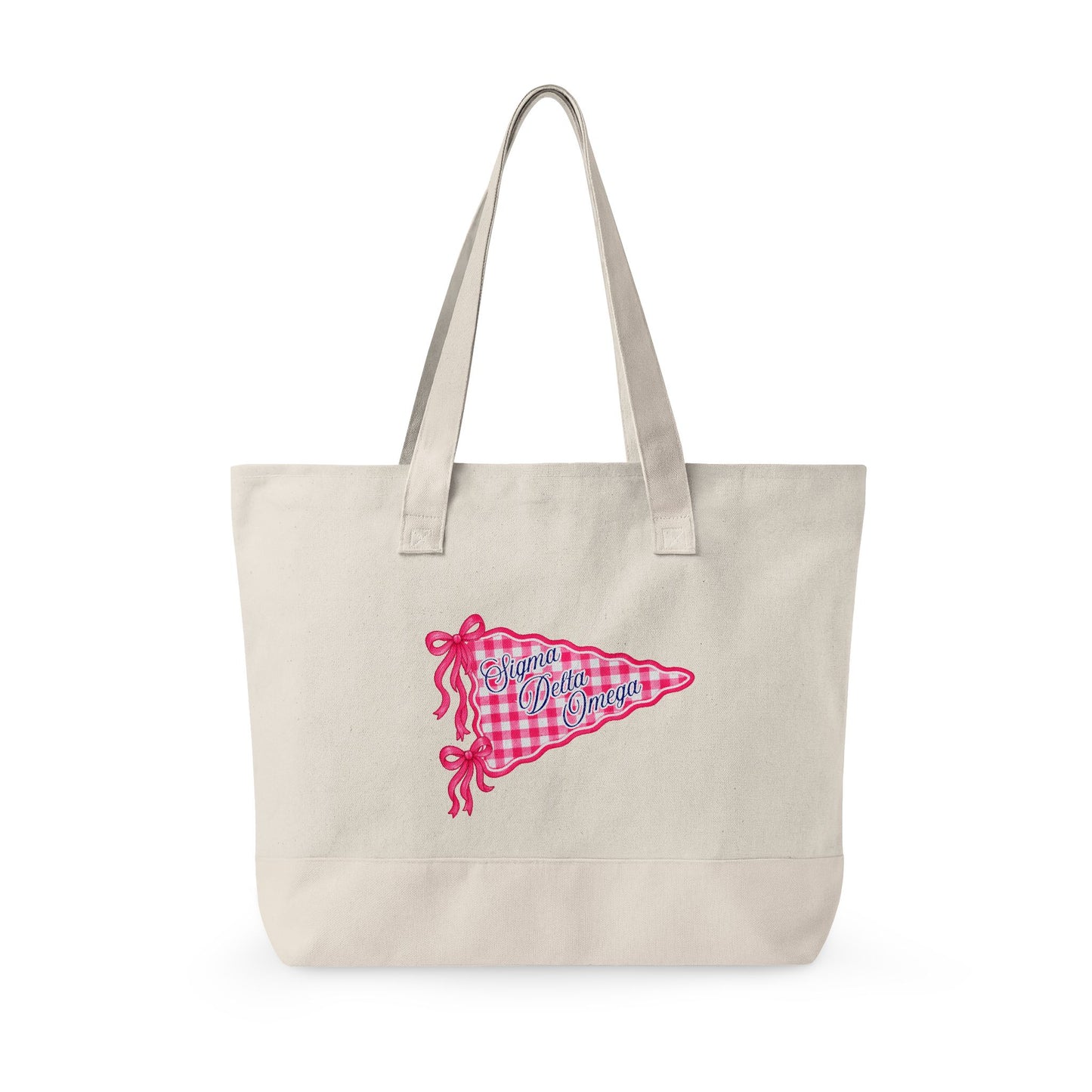 Personalized Sorority Tote Bag |, Custom Name Canvas Zipper Tote