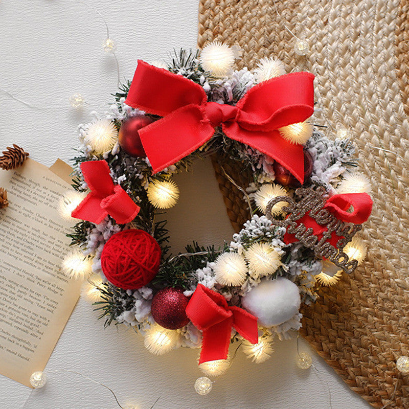 Festive Christmas Garland with Lights