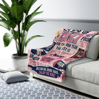 Class of 2027 Sherpa Fleece Blanket — Senior Year Celebration Throw