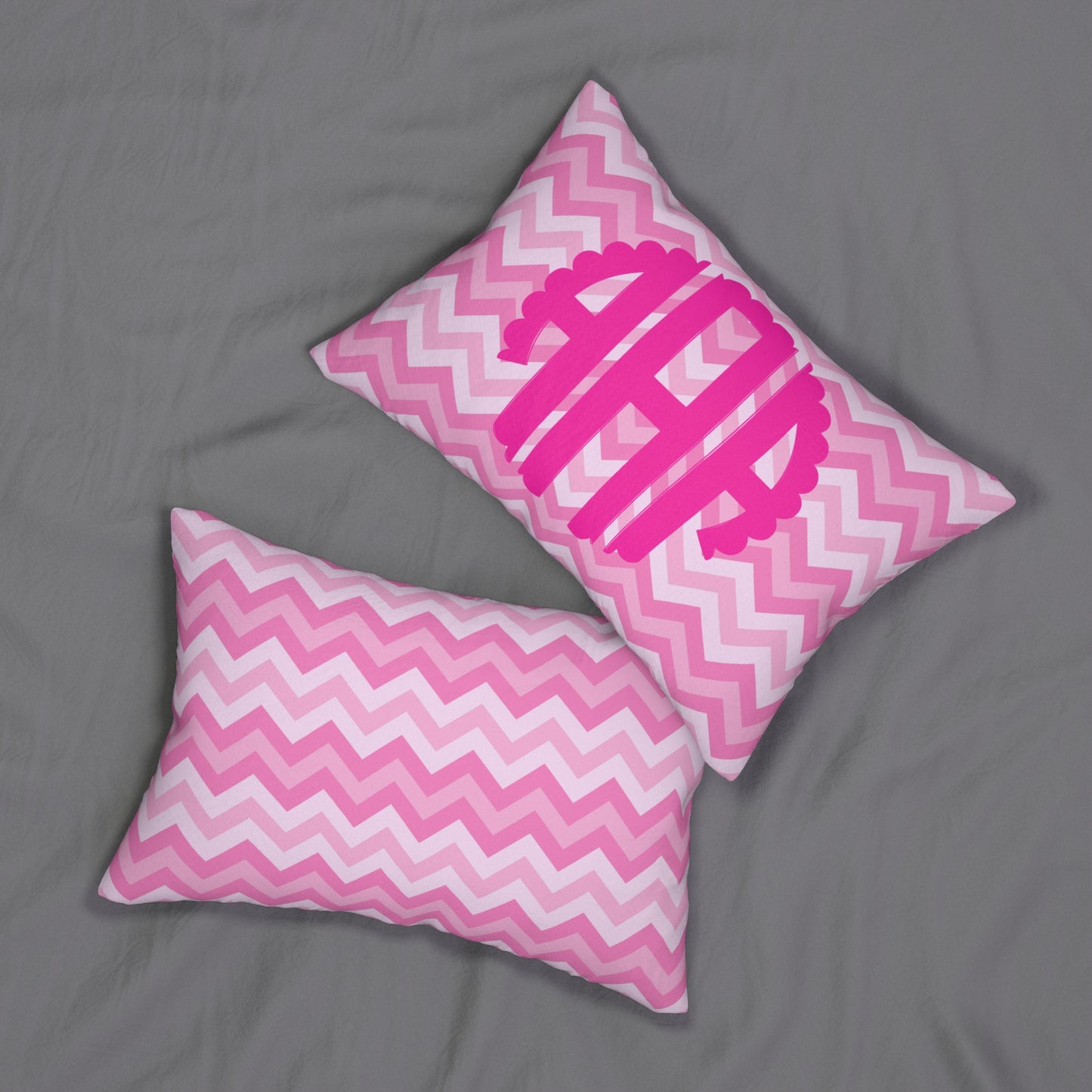 Personalized Chevron Monogram Pillow | Dorm Room Decor | Graduation Gift for Her | College Move-In Gift