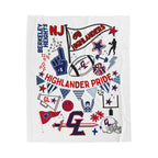 High School Football Team Spirit Blanket, Football Spirit Blanket, Game Day Blanket, Cozy Sports Blanket, Personalized Blanket