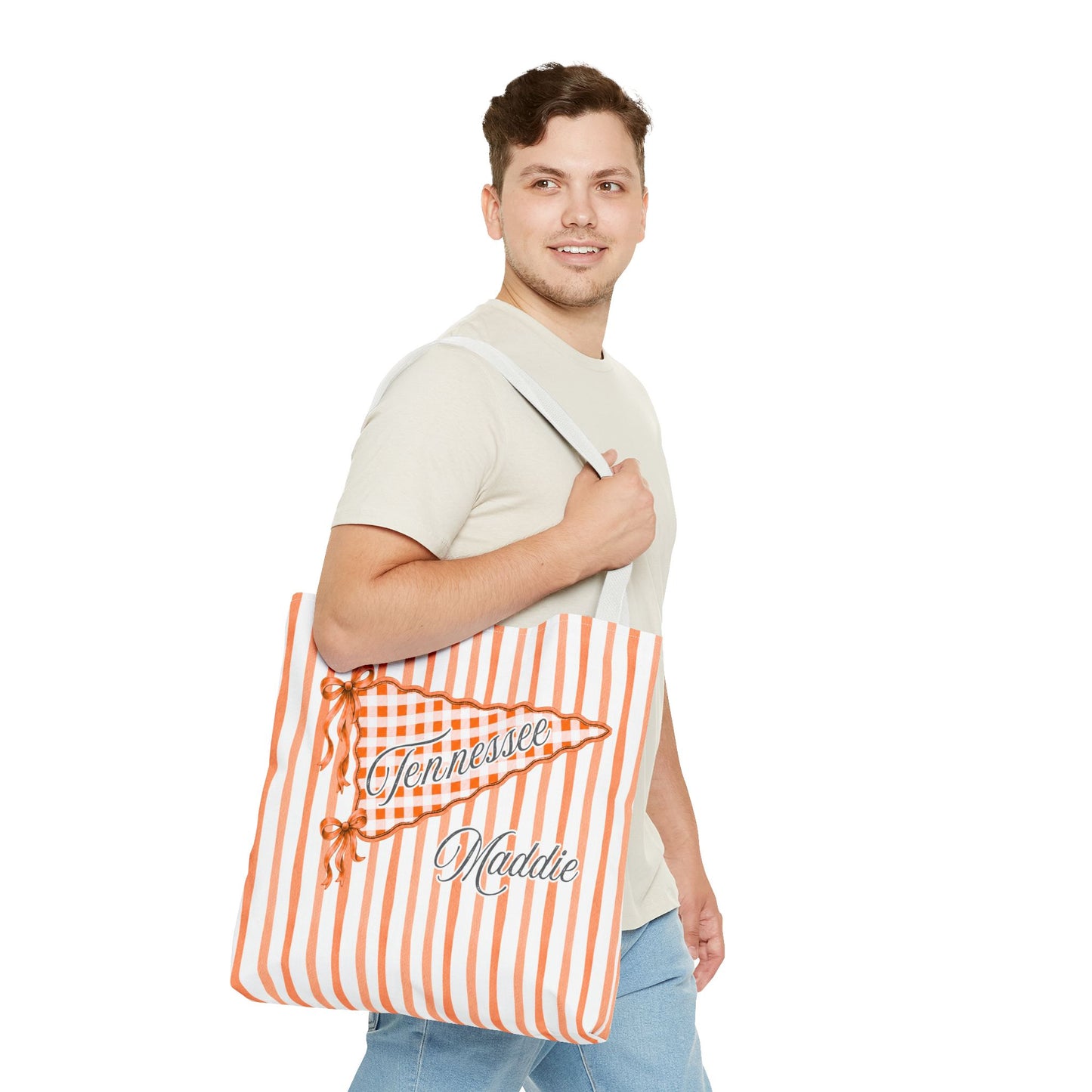 Tennessee College Pride Tote Bag Personalized School Colors | Custom Tote Graduation Commitment Gift