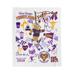 Custom College Commitment Blanket – Classic Collegiate