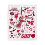 Custom College Commitment Blanket – Classic Collegiate
