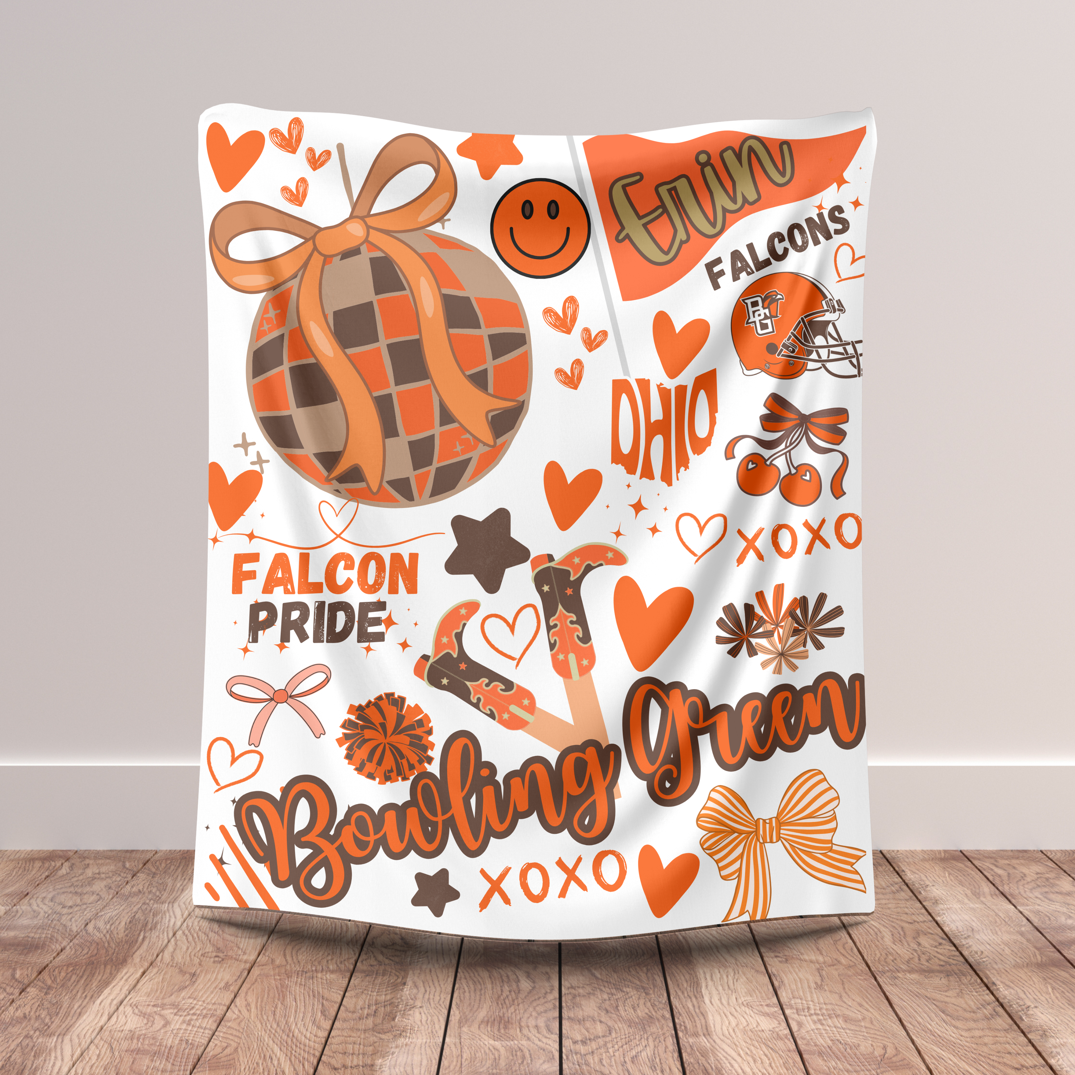Disco Edition - Custom College Commitment Blanket – Sherpa & Velveteen