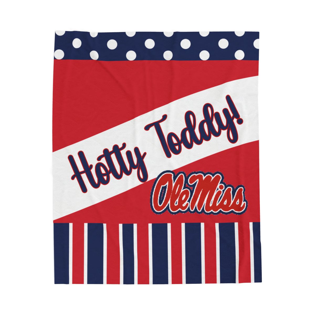 Custom College Stadium Graphic Blanket (Sherpa)