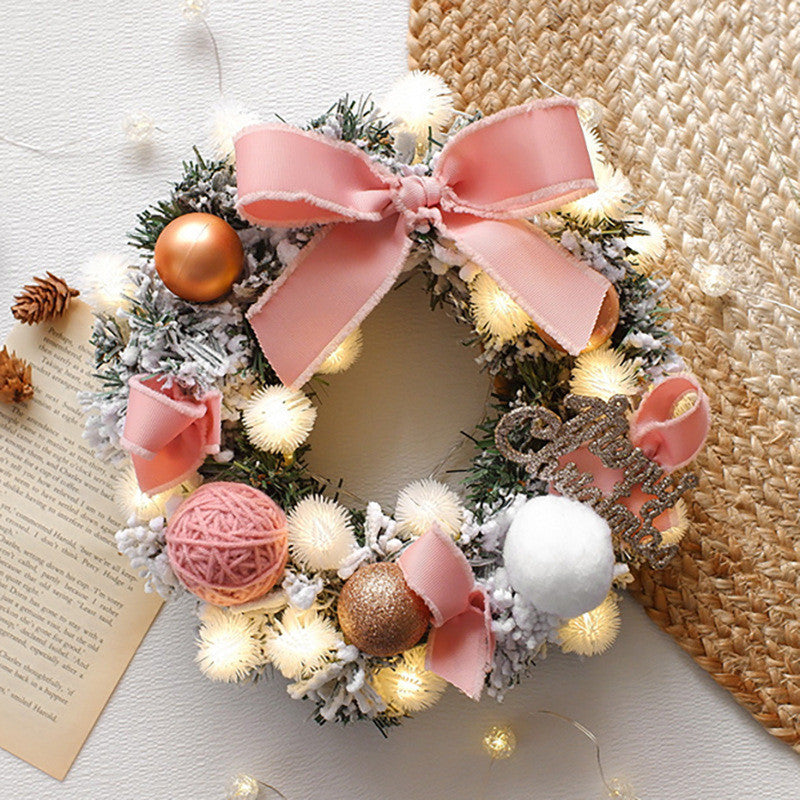 Festive Christmas Garland with Lights