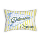 Personalized Delaware Pillow | Coquette Dorm Decor