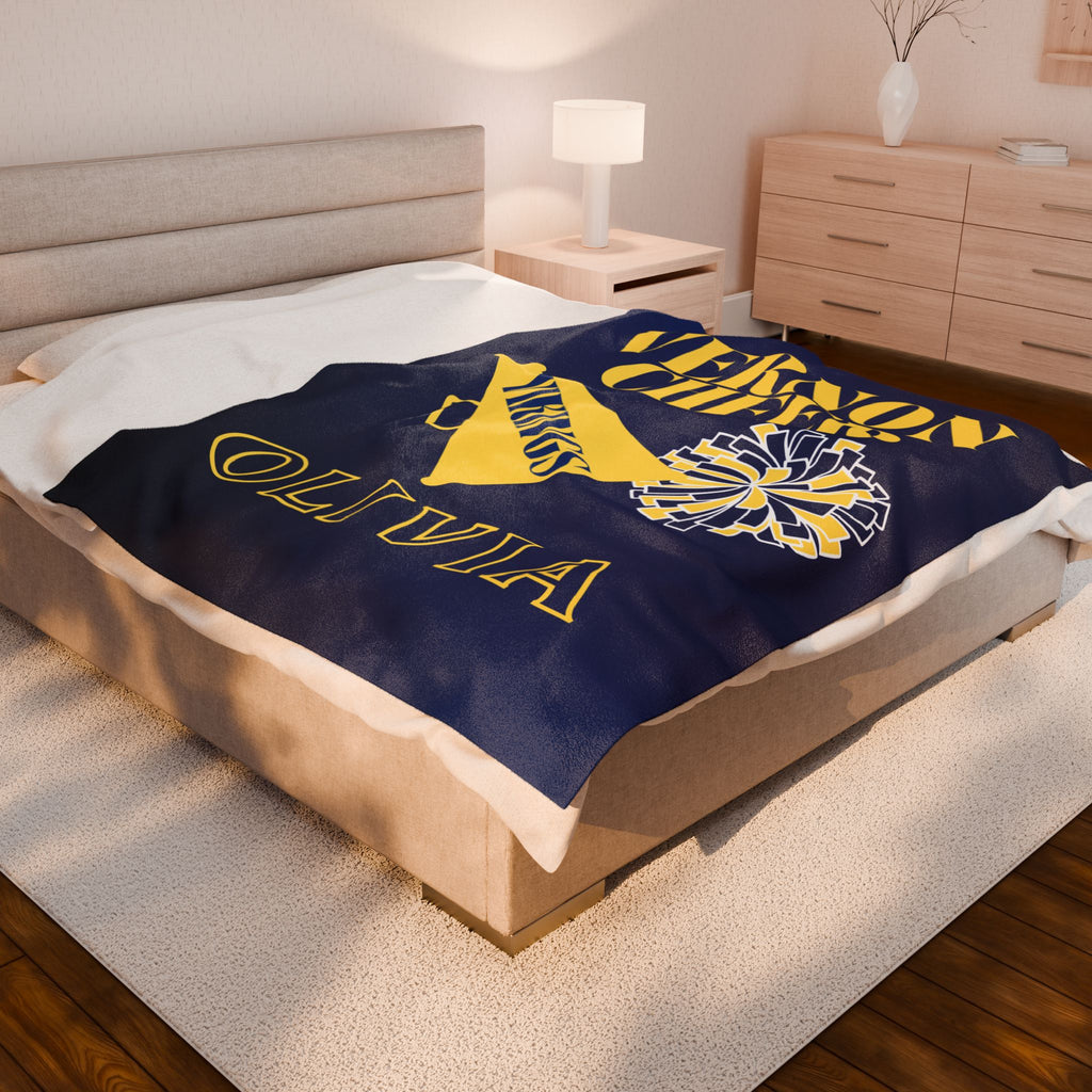 Personalized Cheer Blanket