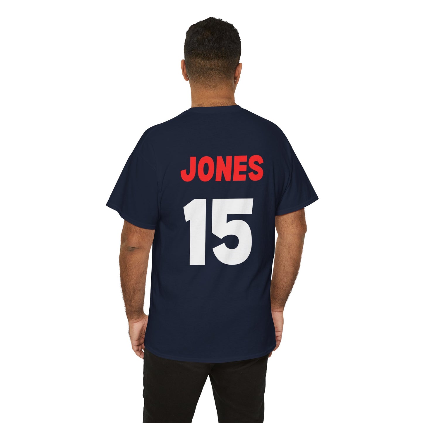 Custom Team Fan T-Shirt - Personalized Name & Number on Back