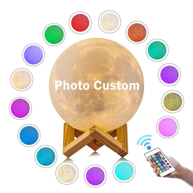 Personalize Lunar Photo Lamp