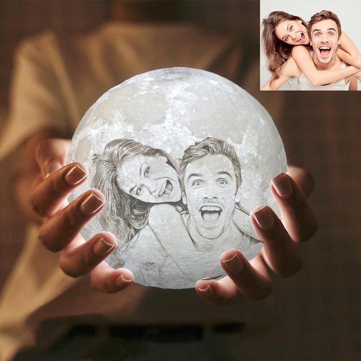 Personalize Lunar Photo Lamp