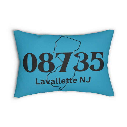 Personalized Zip Code Pillow - Custom Throw Cushion for Your Home State outline