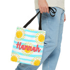 Adorable Camp Tote Bag - Kids, Teen, Personalized Bag, Cute Gift, Customizable Bag, Summer Tote, Overnight Bag