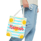 Adorable Camp Tote Bag - Kids, Teen, Personalized Bag, Cute Gift, Customizable Bag, Summer Tote, Overnight Bag