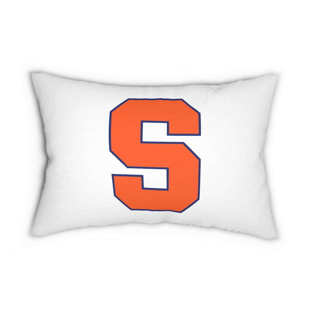 New York & New Jersey Lumbar Pillow | Miles Apart But Close at Heart | Home Decor, Gift for Graduates, Sports Fans, Long-Distance