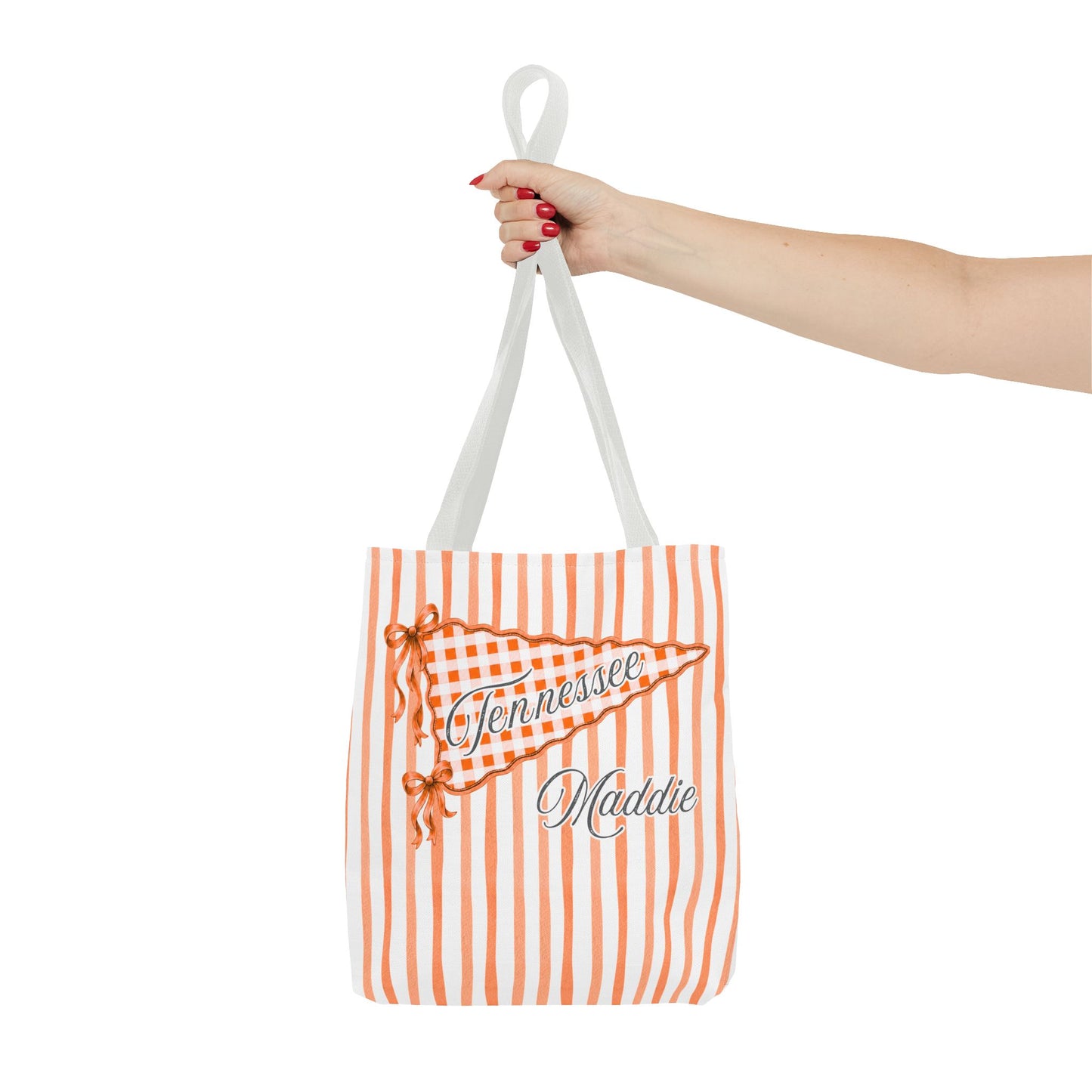 Tennessee College Pride Tote Bag Personalized School Colors | Custom Tote Graduation Commitment Gift