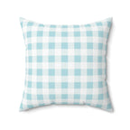 Sorority Gingham Personalized Pillow, Greek Life Gift, Pink Bow Decorative,  Monogrammed Cozy Throw Pillow