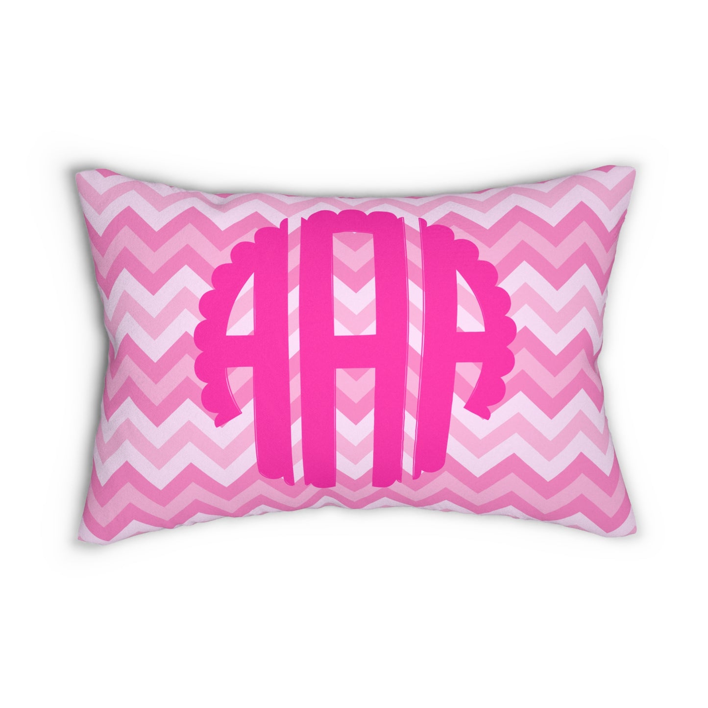 Personalized Chevron Monogram Pillow | Dorm Room Decor | Graduation Gift for Her | College Move-In Gift