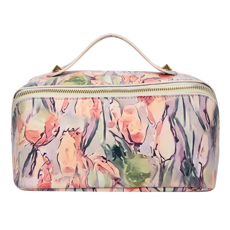 Printed Cosmetic Bag – Stylish & FunctionalCosmetic Bag, Makeup Organizer, Printed Makeup Bag, Large Cosmetic Case