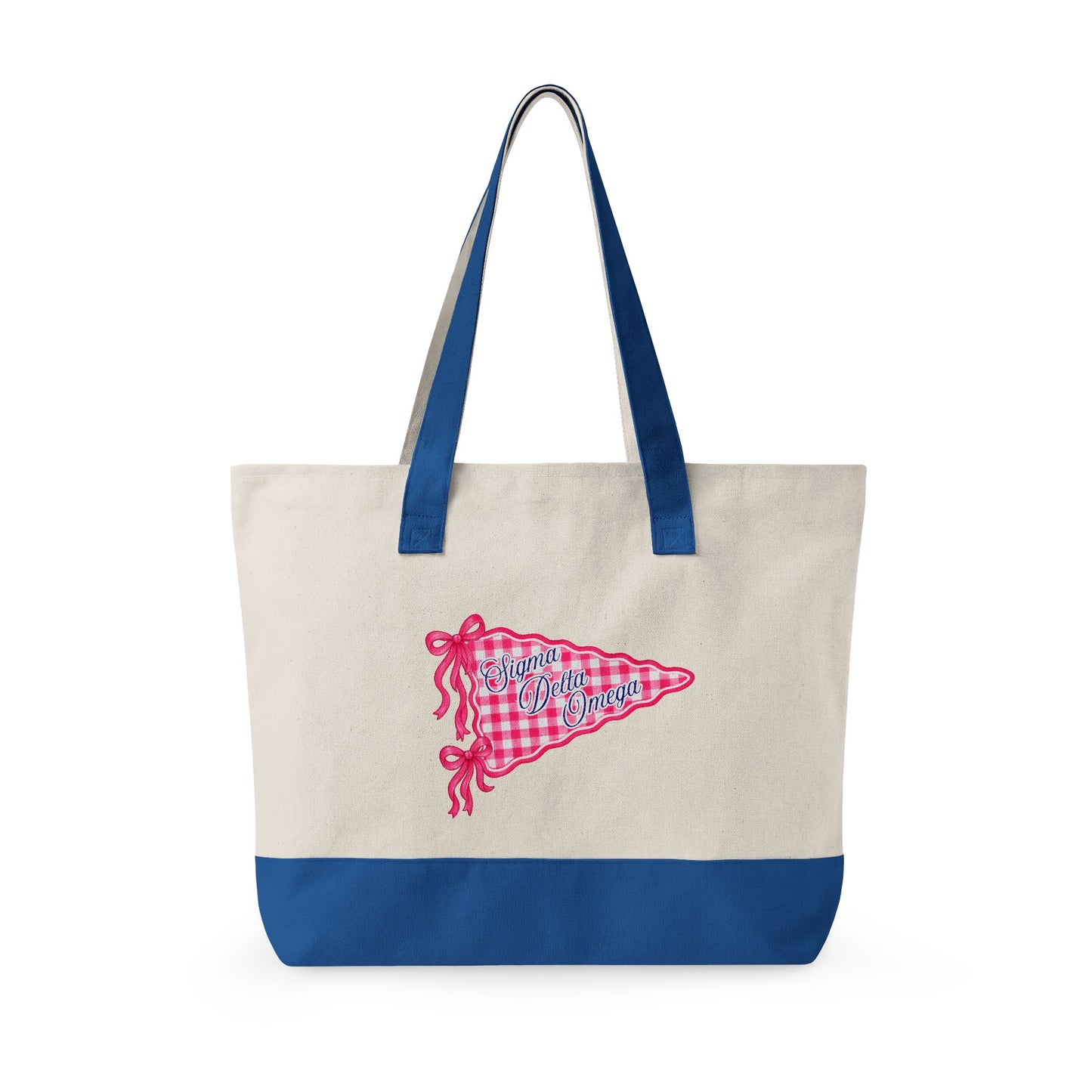 Personalized Sorority Tote Bag |, Custom Name Canvas Zipper Tote