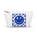 College Commitment Fun Accessory Pouch w T-bottom Make Up Bag, Toiletry Tote, Pencil Case, Travel Organizer, Cosmetic Bag