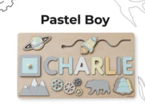 Personalized Baby Name Wooden Puzzle