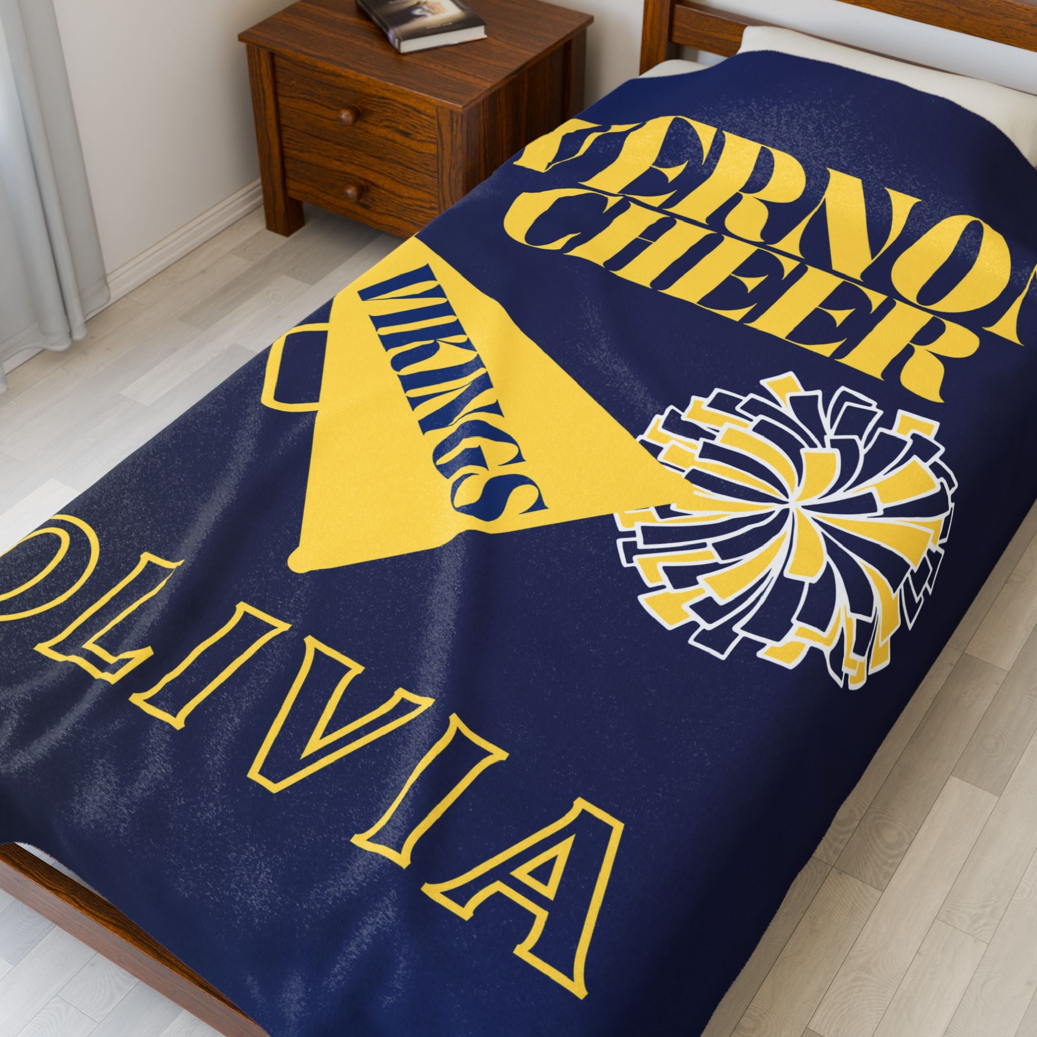 Personalized Cheer Blanket