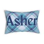 Personalized Name Lumbar Pillow, Custom Decorative Cushion, Unique Gift Idea, Home Decor Accent, Polyester Throw Pillow