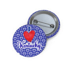 Kentucky Spirit Wear Pins - Custom Pin Buttons, Design Your Own Button Pins, Kentucky State Pride Badge, Personalized Lapel Pins,