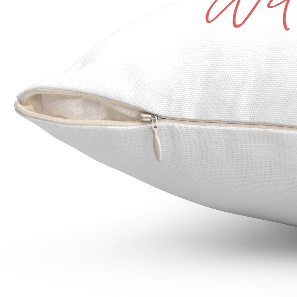 Personalized Family Winter Holiday Family Pillow