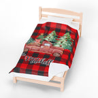 Personalized Family Buffalo Plaid Blanket