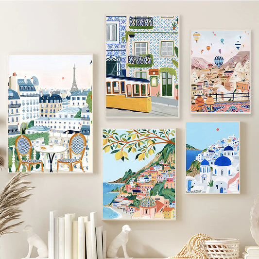 Nordic Porch Living Room Decoration Spray Painting Hanging Picture