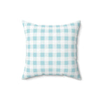 Sorority Gingham Personalized Pillow, Greek Life Gift, Pink Bow Decorative,  Monogrammed Cozy Throw Pillow
