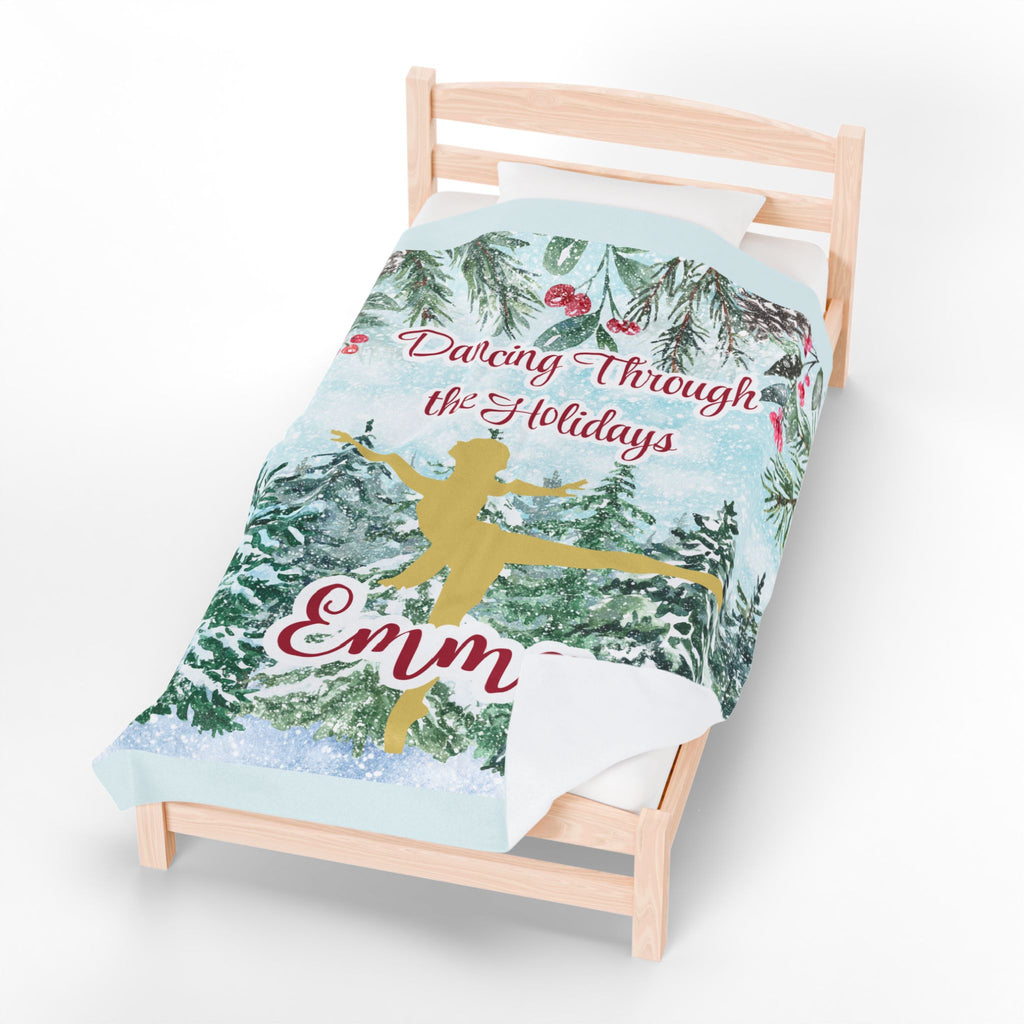 Personalized Dancing Holidays Blanket