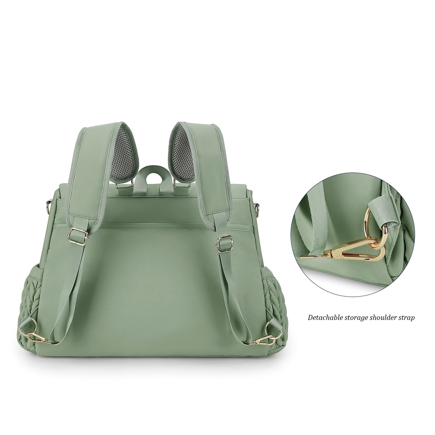 Ultimate Multi-Functional Waterproof Diaper Bag – Large Capacity, Insulated, and Anti-Theft Design for Travel & Outdoors